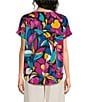 Westbound Short Sleeve Y-Neck Henley Top - Image 2