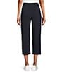 Color:Dark Navy - Image 2 - Soft Touch Mid-Rise Side Seam Pocket Pull-On Capri Pant