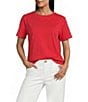 Westbound Perfect Outfit Picks Solid Short Sleeve Crew Neck Top - Image 1