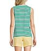 Westbound Perfect Outfit Picks Stripe Print Crew Neck Tank - Image 6
