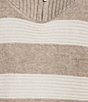 Westbound Striped Long Sleeve Quarter Zip Sweater - Image 6