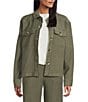 Westbound Terry Twill Point Collar Coordinating Jacket - Image 1