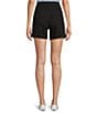 Westbound The High Rise Fit Pull-On Shorts, Color:Black - Image 2