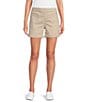 Westbound The High Rise Fit Pull-On Shorts, Color:Stone - Image 1