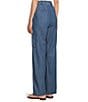 Color:Medium Wash - Image 4 - The ISLAND Pull-On Mid Rise Wide Leg Cargo Pocket Jeans