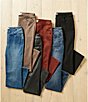Westbound the PARK AVE fit Denim Mid Rise Straight Leg Pull-On Pants ...