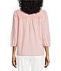 Westbound V-Neck 3/4 Sleeve Top - Image 2