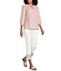 Westbound V-Neck 3/4 Sleeve Top - Image 3