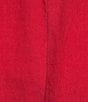 Color:Tomato Puree - Image 5 - V-Neck Sleeveless Linen Blend Shift Midi Dress