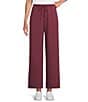 Westbound Coordinating Wide Leg Drawstring Knit Pants - Image 1
