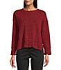Westbound Wool Blend Long Sleeve Crew Neck Sweater - Image 1