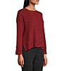 Westbound Wool Blend Long Sleeve Crew Neck Sweater - Image 3