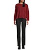 Westbound Wool Blend Long Sleeve Crew Neck Sweater - Image 5