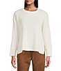 Westbound Wool Blend Long Sleeve Crew Neck Sweater - Image 1