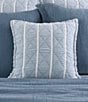 Color:Blue - Image 2 - Playa 20#double; Quilted Square Decorative Pillow