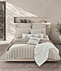 Color:Sand - Image 3 - Playa Quilted Striped Pillow Sham