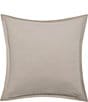 White Sand South Seas Airy-Tumbled Textured Square Decorative Pillow Cover, Color:Sand - Image 2
