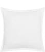 Color:White - Image 1 - South Seas Airy-Tumbled Textured Square Decorative Pillow Cover