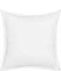 Color:White - Image 2 - South Seas Airy-Tumbled Textured Square Decorative Pillow Cover