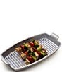 Color:Silver - Image 3 - Gourmet Grillware Grill Pan