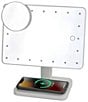 Color:White - Image 1 - Glam Studio Vanity Mirror With Bluetooth Speaker
