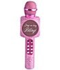 Color:Pink - Image 1 - Sing-Along Bling Pink Bluetooth Karaoke Microphone
