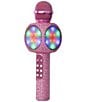 Color:Pink - Image 2 - Sing-Along Bling Pink Bluetooth Karaoke Microphone