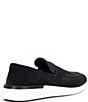 Color:Navy - Image 2 - Men's Leather Crossover Loafers