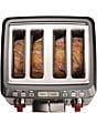 Color:Stainless steel - Image 2 - 4-Slice Toaster With Red Knobs