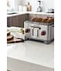 Color:Stainless steel - Image 5 - 4-Slice Toaster With Red Knobs