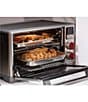 Color:Stainless Steel - Image 6 - Countertop Oven with Red Knobs