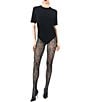 Wolford Rose Lace Effect Sheer Tights - Image 2