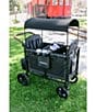 Wonderfold Flex Snack Tray for W4 4-Seater Stroller Wagon, Color:Black - Image 5