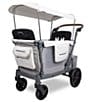 Wonderfold L2 Double 2-Seater Stroller Wagon, Color:Grey - Image 1