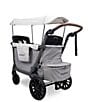 Wonderfold L2 Double 2-Seater Stroller Wagon, Color:Grey - Image 4