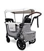 Wonderfold L2 Double 2-Seater Stroller Wagon, Color:Grey - Image 7