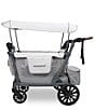 Wonderfold L4 Quad 4 Seater Stroller Wagon, Color:Grey - Image 3