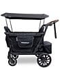 Wonderfold L4 Quad 4 Seater Stroller Wagon, Color:Black - Image 4