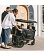 Wonderfold L4 Quad 4 Seater Stroller Wagon, Color:Black - Image 11
