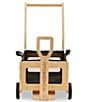 Wonderfold Step By Step Wooden Wagon Walker, Color:Tan - Image 2
