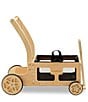 Wonderfold Step By Step Wooden Wagon Walker, Color:Tan - Image 4