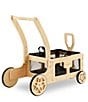 Wonderfold Step By Step Wooden Wagon Walker, Color:Tan - Image 5