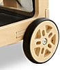Wonderfold Step By Step Wooden Wagon Walker, Color:Tan - Image 7