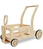 Wonderfold Step By Step Wooden Wagon Walker, Color:Tan - Image 10