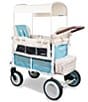 Wonderfold VW2 Volkswagon 2-Seater Stroller Wagon, Color:Bondi Blue - Image 2