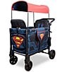 Wonderfold W2 Elite Pro Superman 2-Seater Stroller Wagon - Image 1