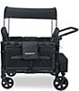 Wonderfold W4 Elite 4-Seater Quad Stroller Wagon, Color:Volcanic Black - Image 1