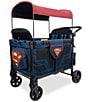 Wonderfold W4 Elite Pro Superman 4-Seater Stroller Wagon - Image 1