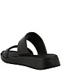 Color:Black - Image 3 - Mar Leather Banded Lightweight Slides