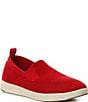 Color:Red Merino Wool - Image 1 - Suffolk Knitted Wool Slip-On Sneakers
